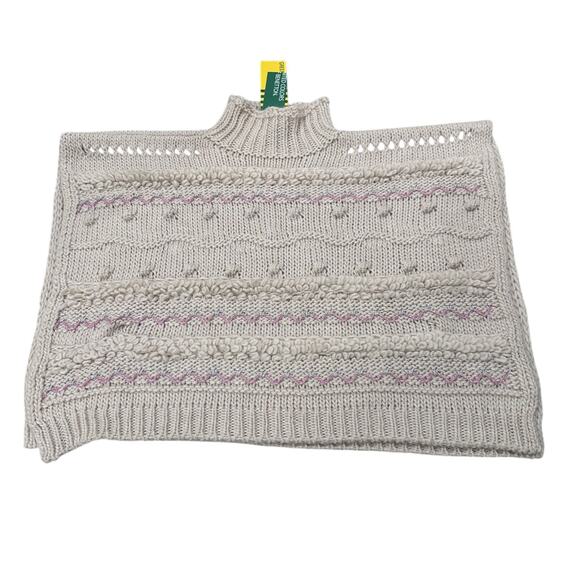United Colors of Benetton Girls Knitted Ponchos Cape XL-3XL (10-14 YRS) - Picture 1 of 11